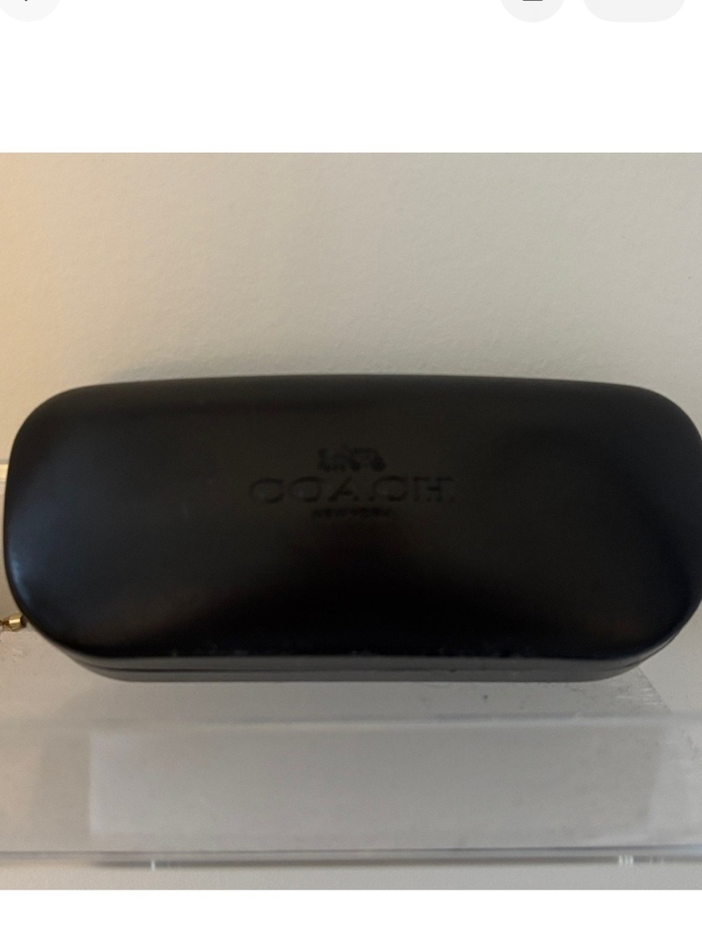 Coach Black hard shell Eyewear Case sunglasses/eyeglasses case